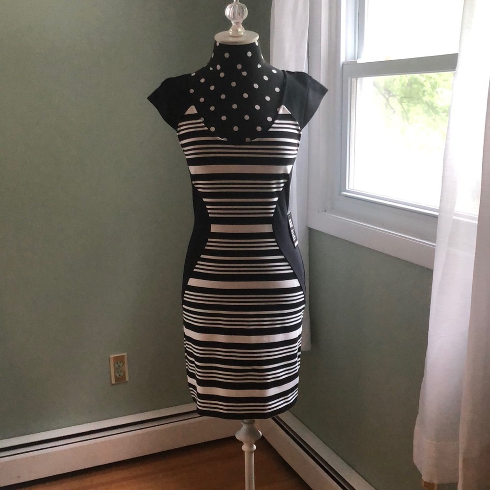 NTW Express black and white dress